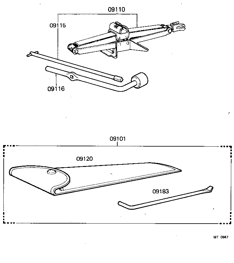  STARLET |  STANDARD TOOL