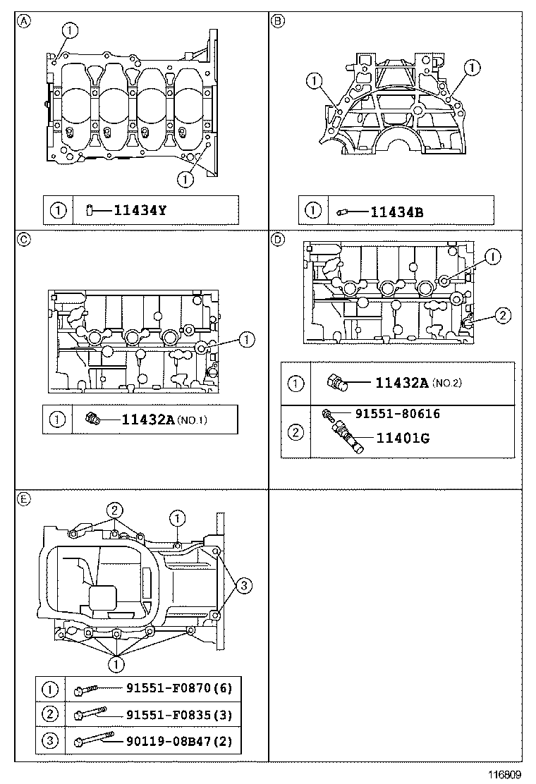  PRIUS PRIUS V |  CYLINDER BLOCK