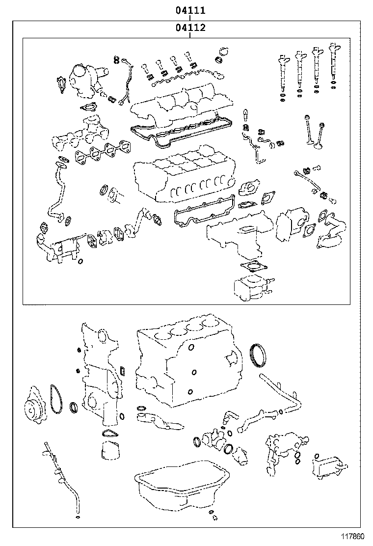  RAV4 |  ENGINE OVERHAUL GASKET KIT