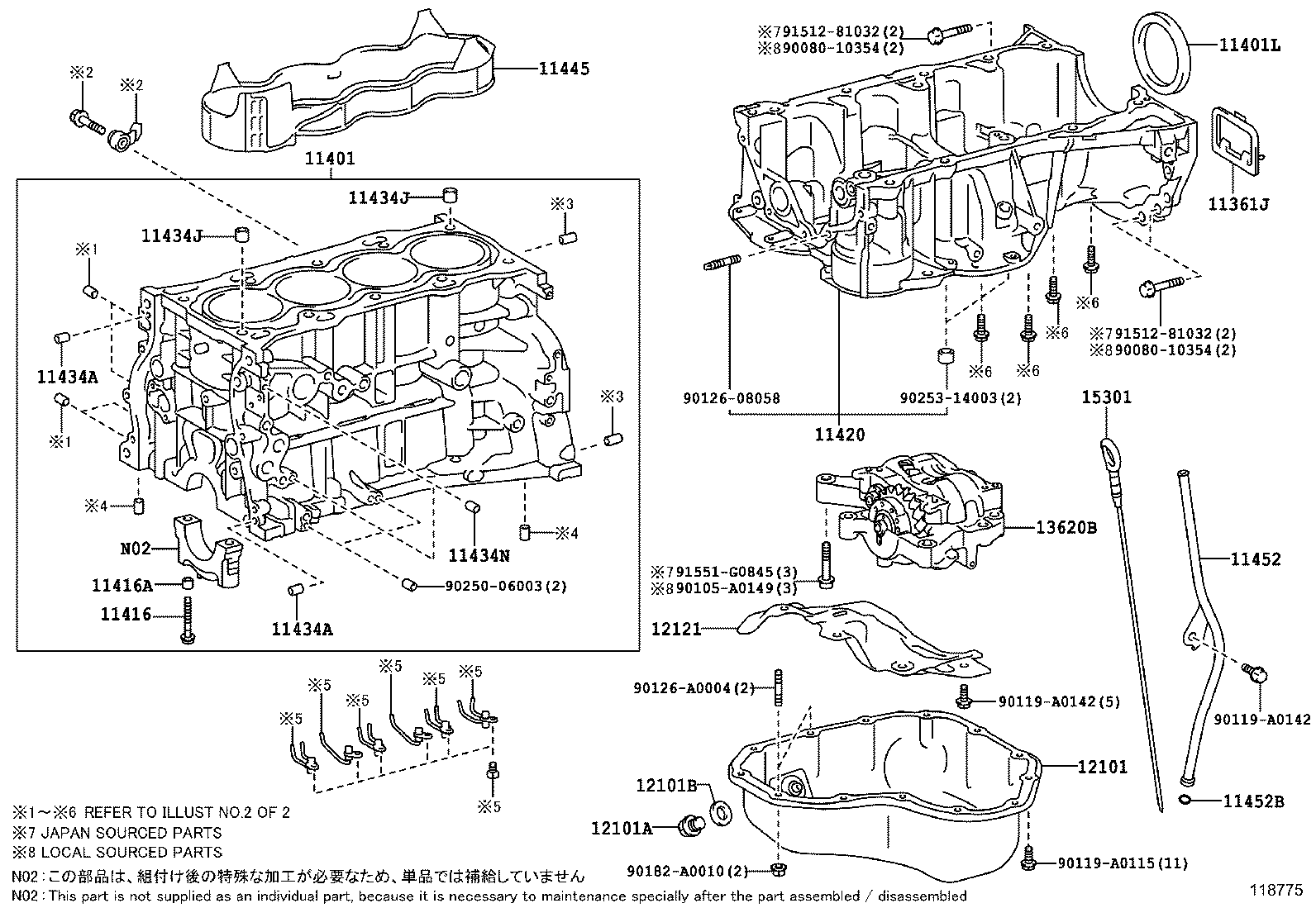  HIGHLANDER KLUGER |  CYLINDER BLOCK