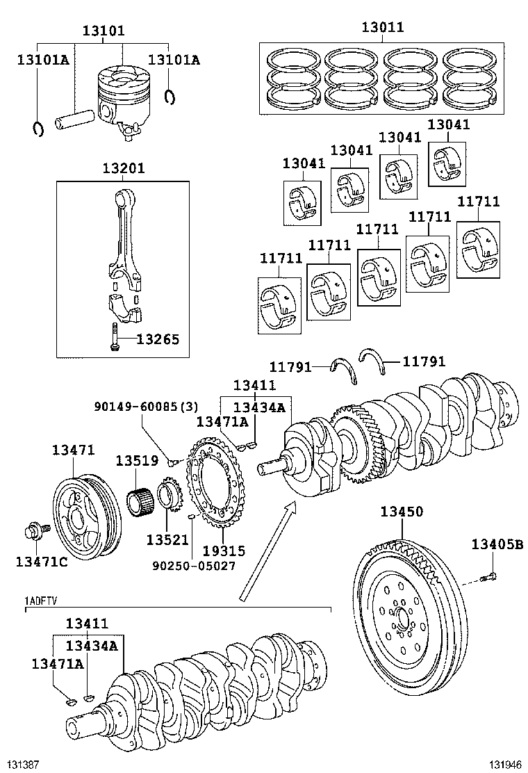  RAV4 |  CRANKSHAFT PISTON