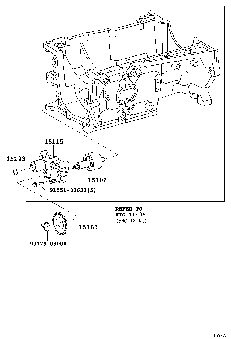  VERSO S |  ENGINE OIL PUMP