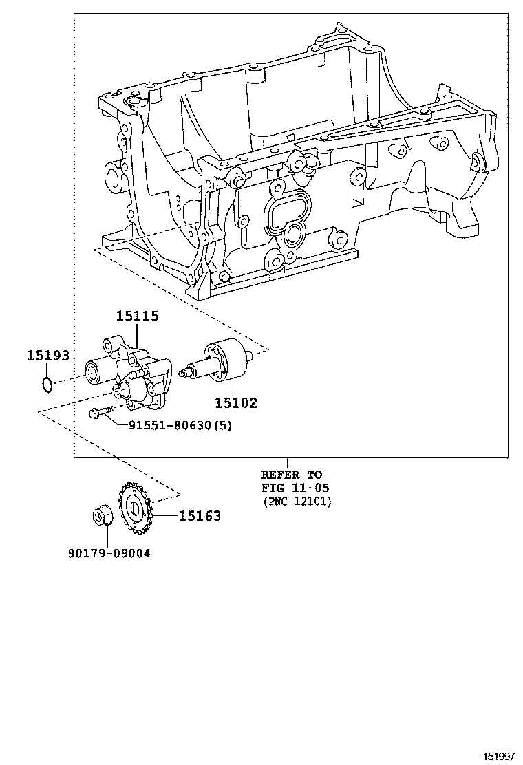  AURIS HYBRID UKP |  ENGINE OIL PUMP