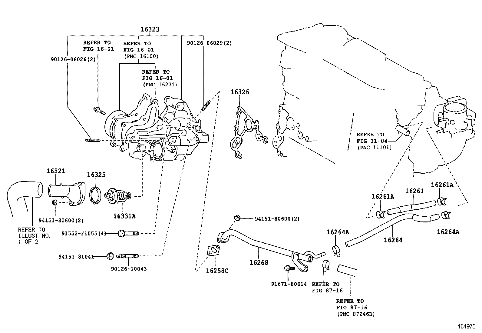  ES250 350 300H |  RADIATOR WATER OUTLET