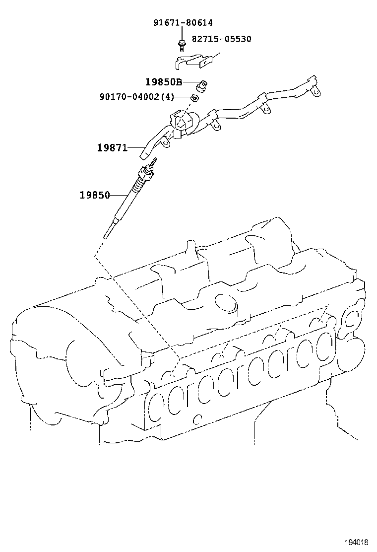  AURIS HYBRID UKP |  IGNITION COIL SPARK PLUG