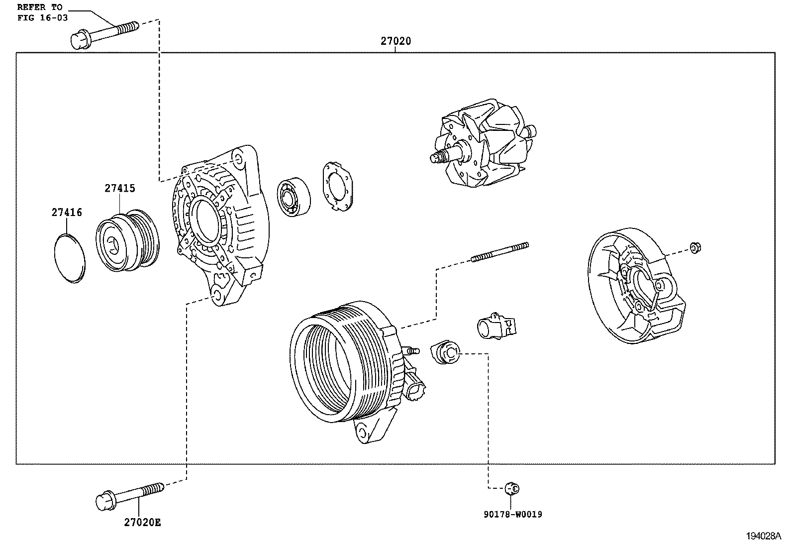  AURIS HYBRID UKP |  ALTERNATOR