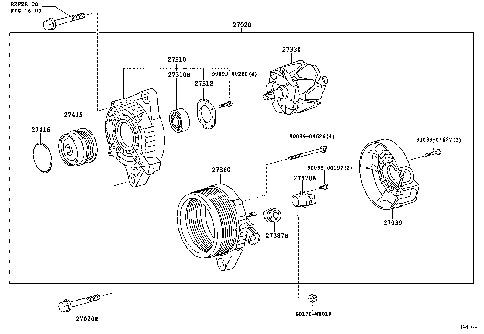  AURIS HYBRID UKP |  ALTERNATOR