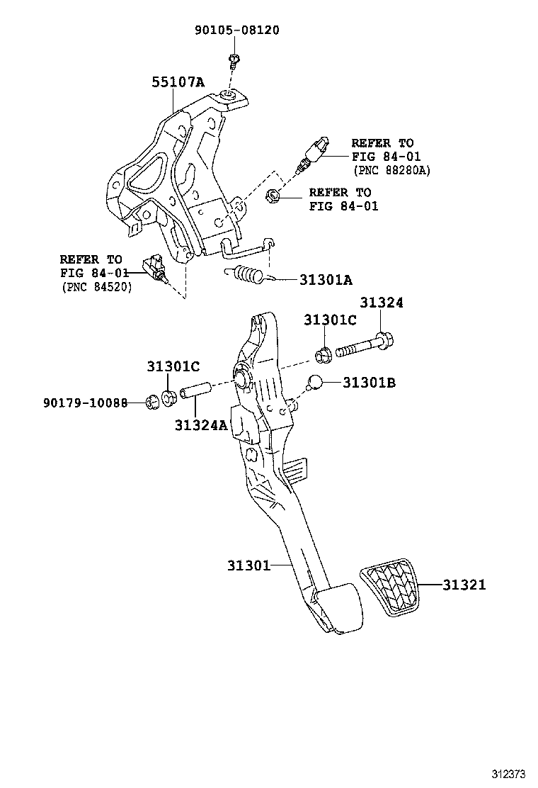  YARIS JPP |  CLUTCH PEDAL FLEXIBLE HOSE