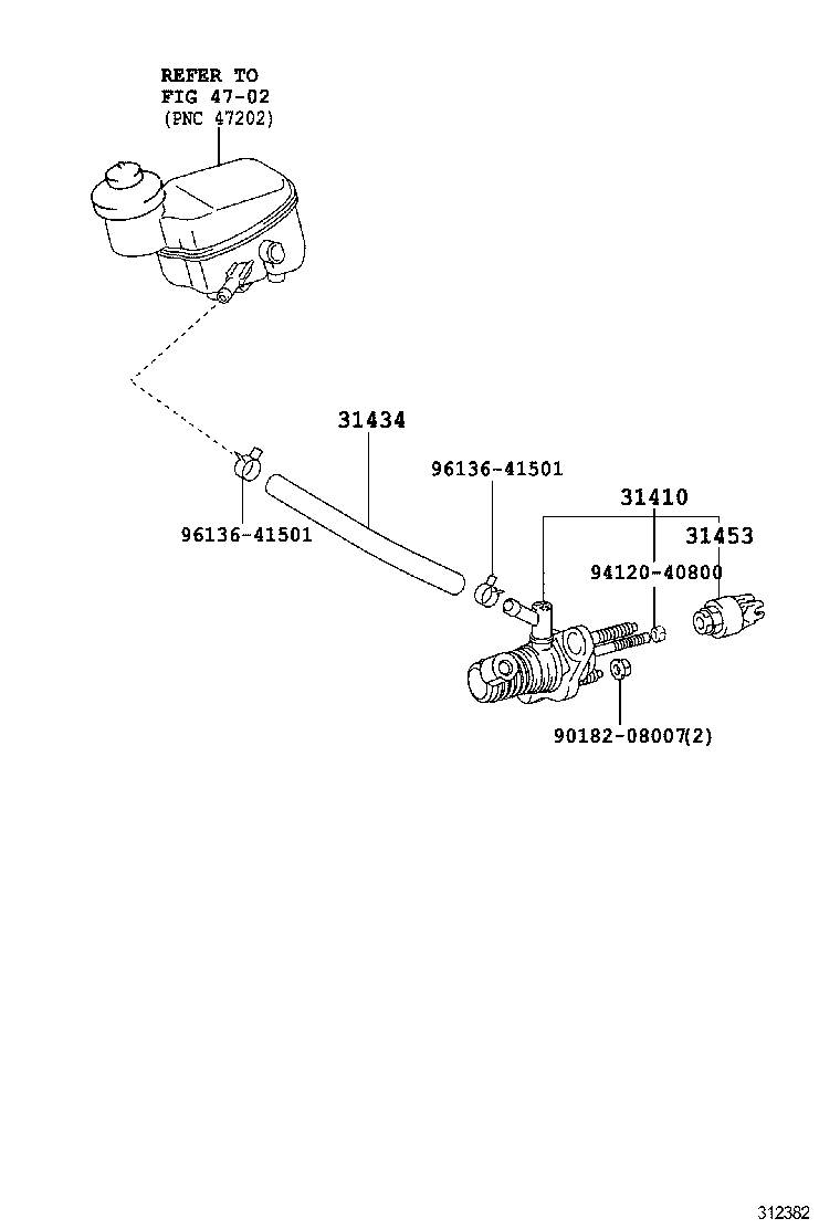 YARIS JPP |  CLUTCH MASTER CYLINDER