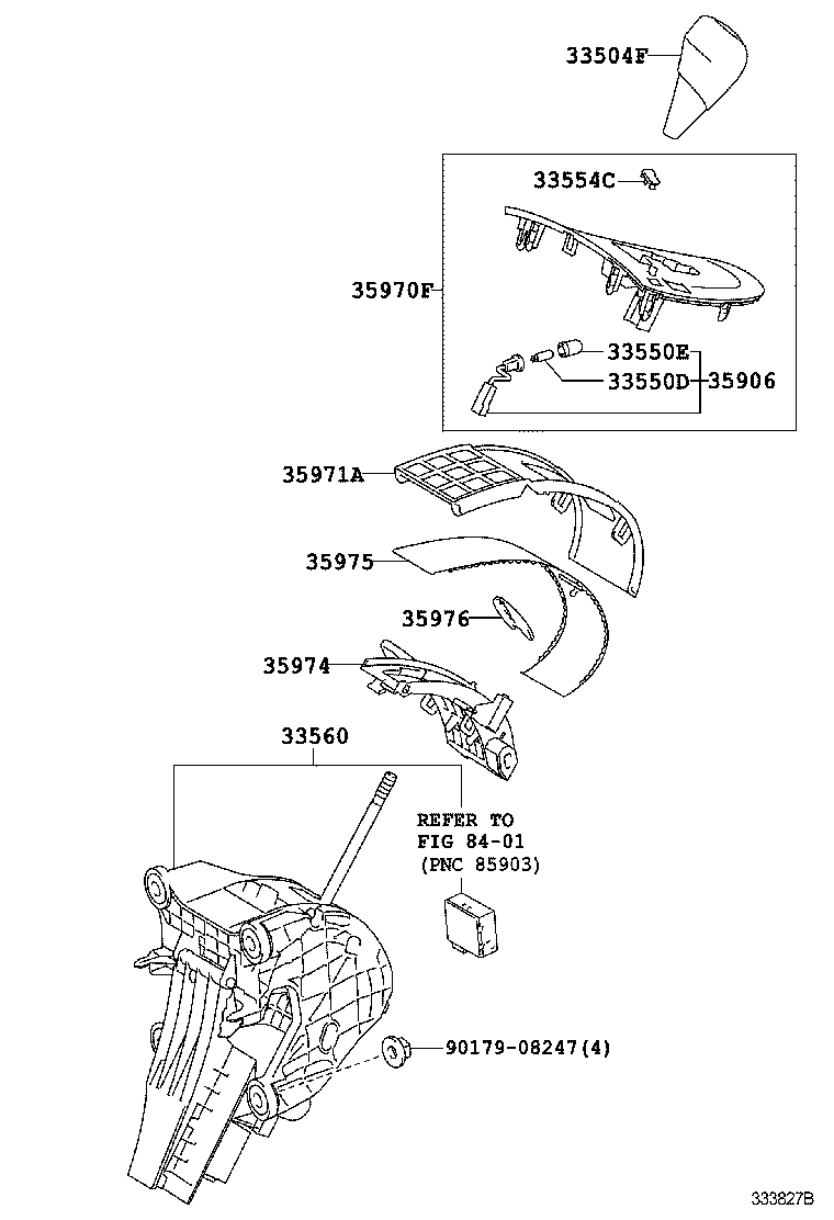  VERSO |  SHIFT LEVER RETAINER