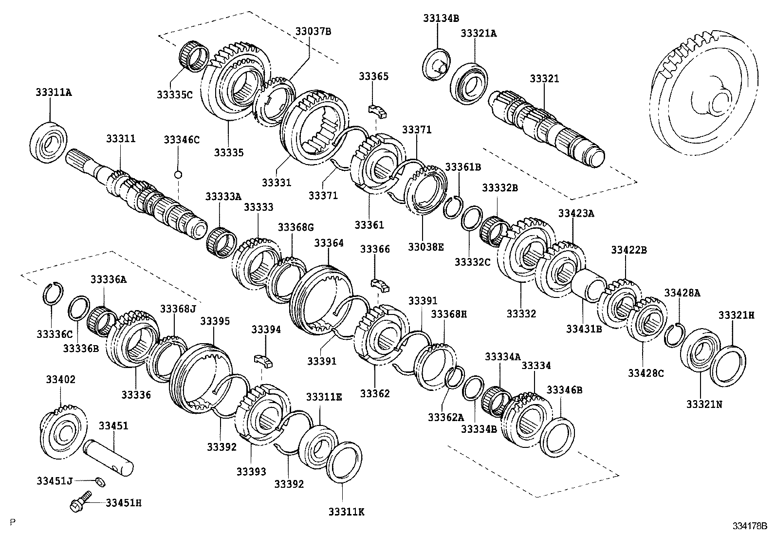  YARIS JPP |  TRANSMISSION GEAR MTM