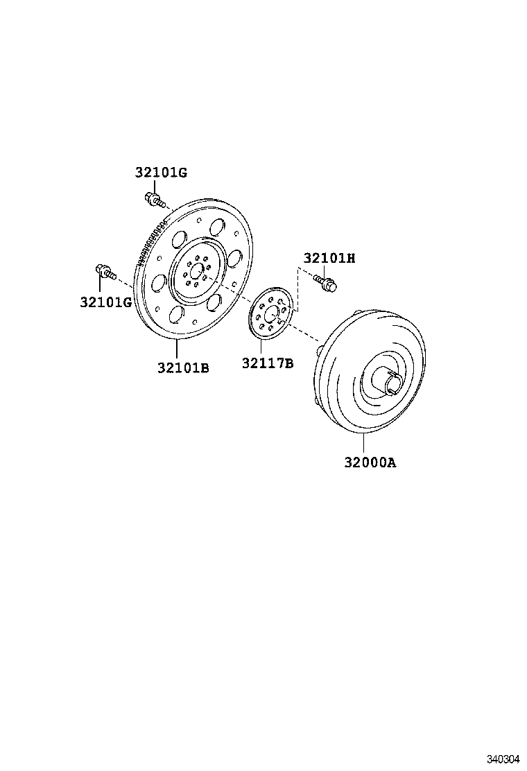 YARIS JPP |  TORQUE CONVERTER FRONT OIL PUMP CVT