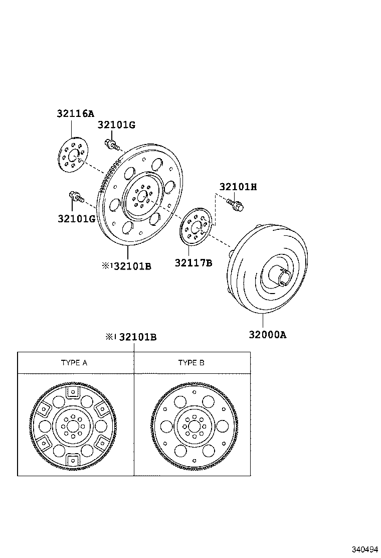  YARIS HYBRID FRP |  TORQUE CONVERTER FRONT OIL PUMP CVT