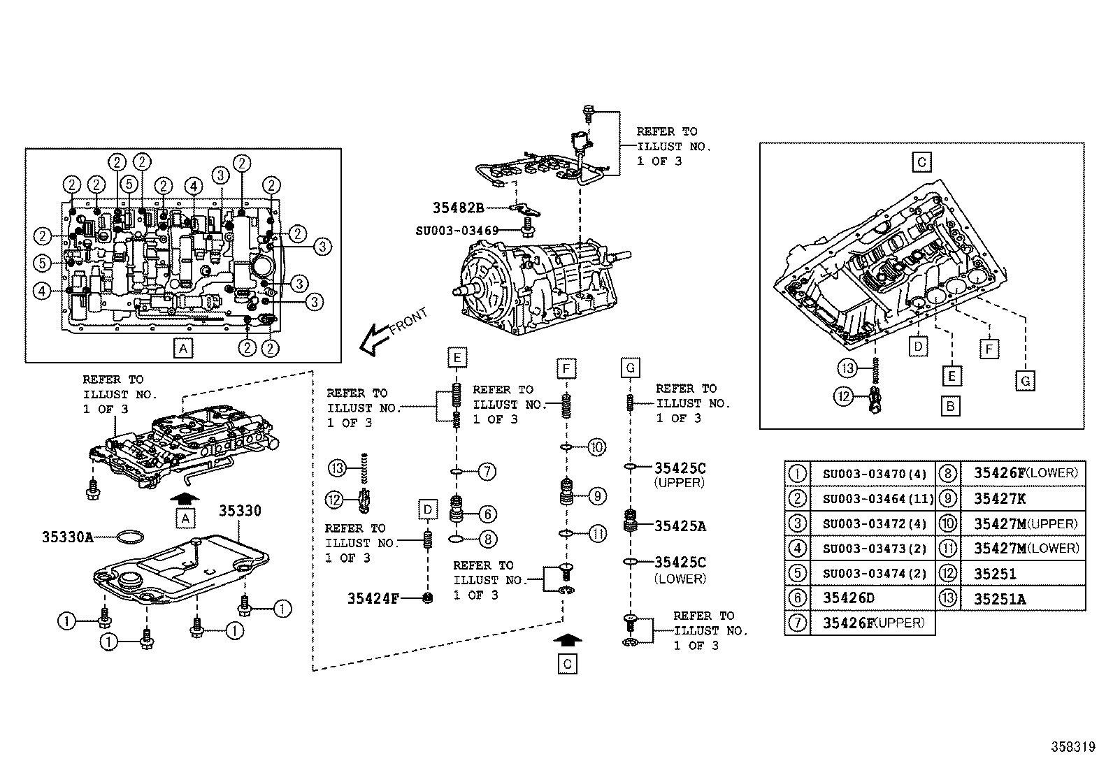  GT86 86 |  VALVE BODY OIL STRAINER ATM
