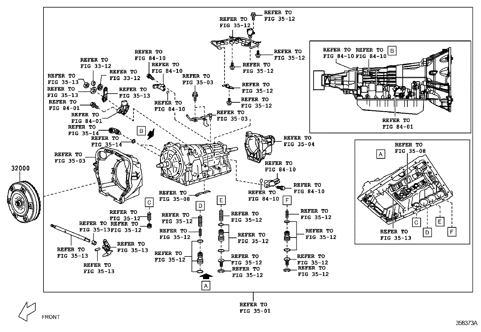  GT86 86 |  TORQUE CONVERTER FRONT OIL PUMP CHAIN ATM