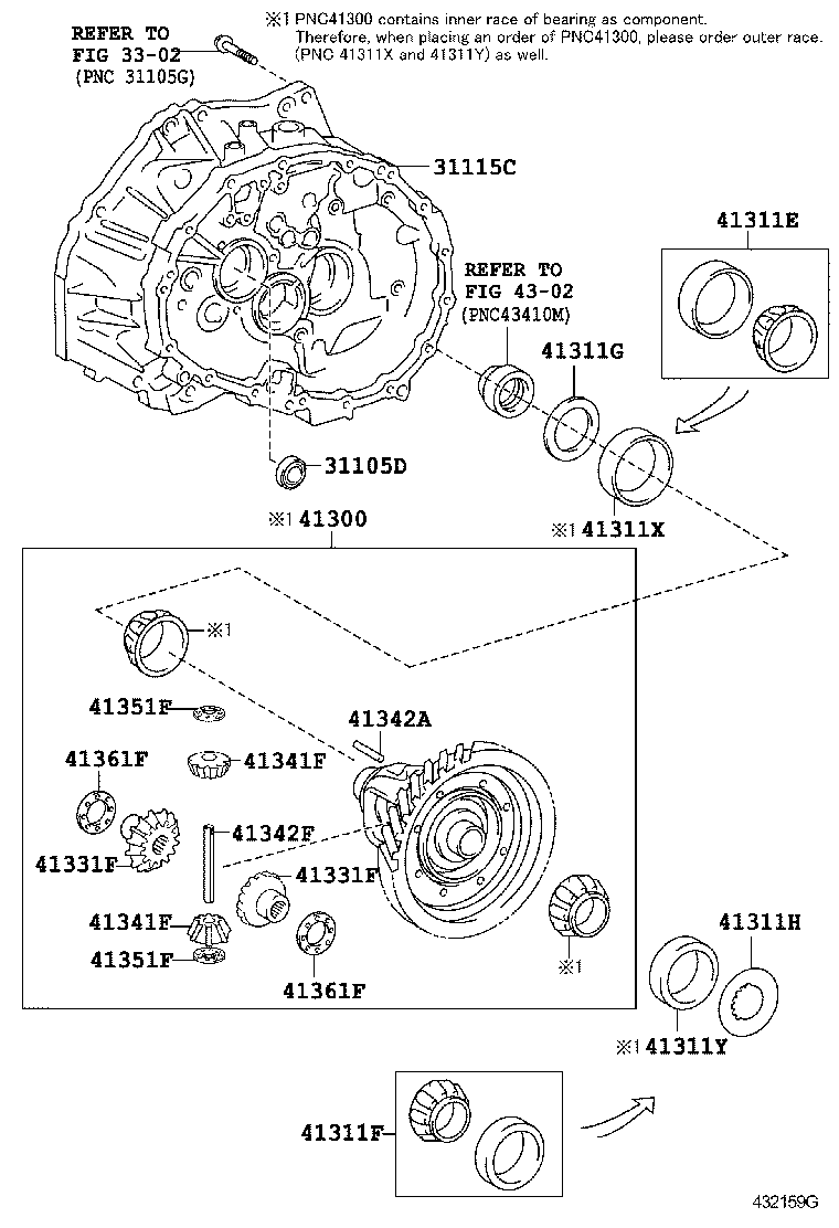 YARIS JPP |  FRONT AXLE HOUSING DIFFERENTIAL