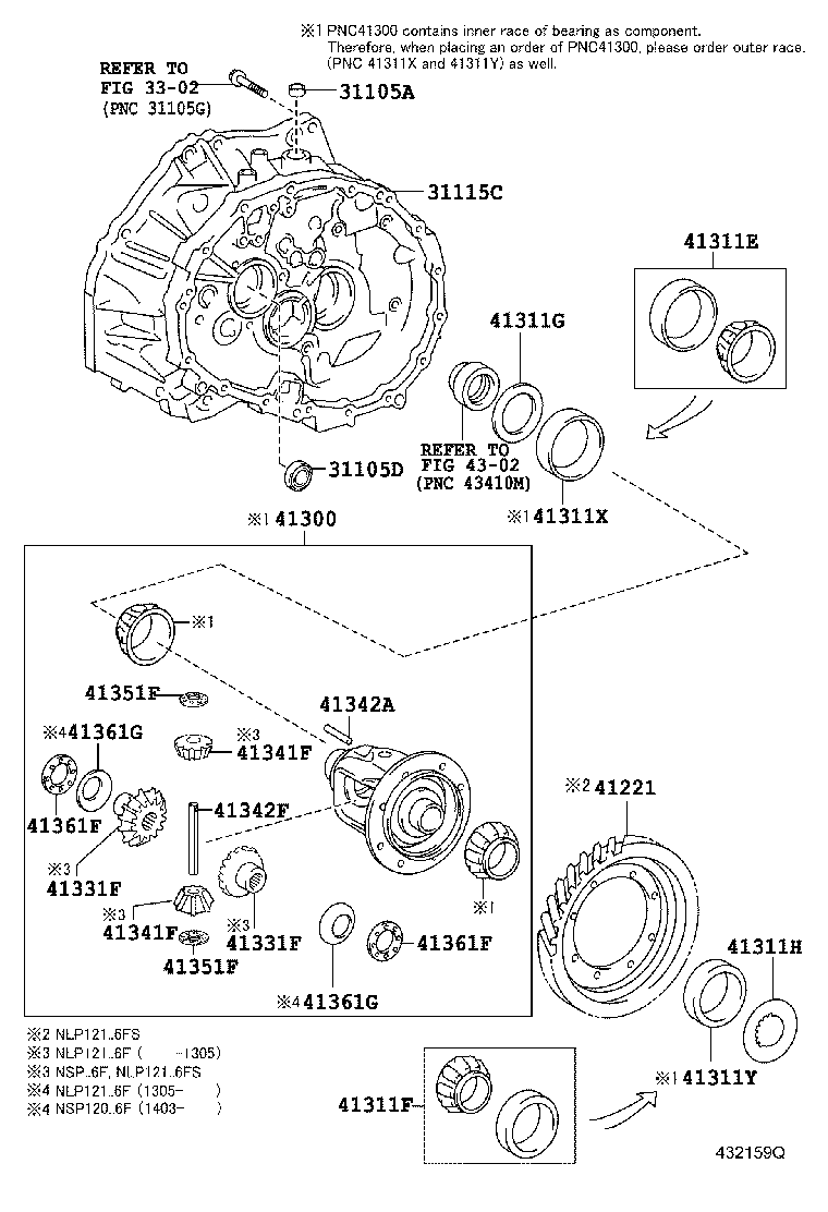  VERSO S |  FRONT AXLE HOUSING DIFFERENTIAL