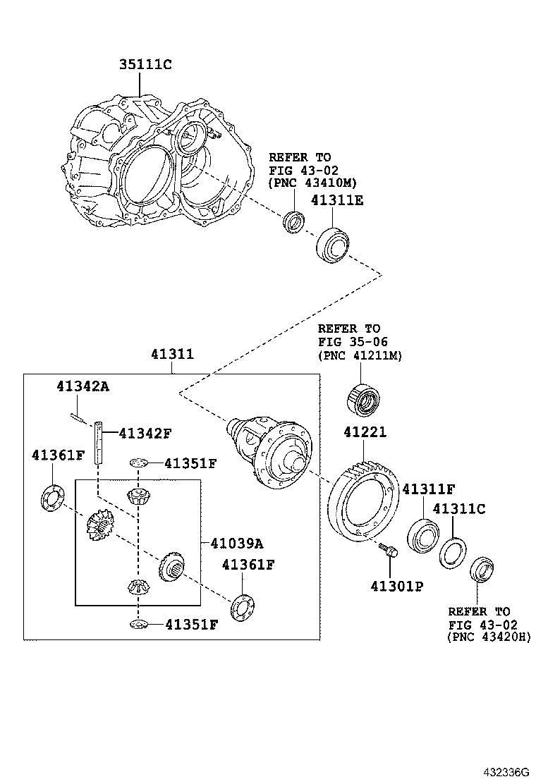  CAMRY HYBRID |  FRONT AXLE HOUSING DIFFERENTIAL