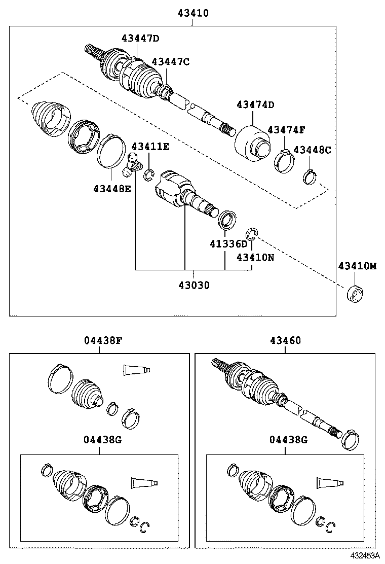  YARIS HYBRID FRP |  FRONT DRIVE SHAFT