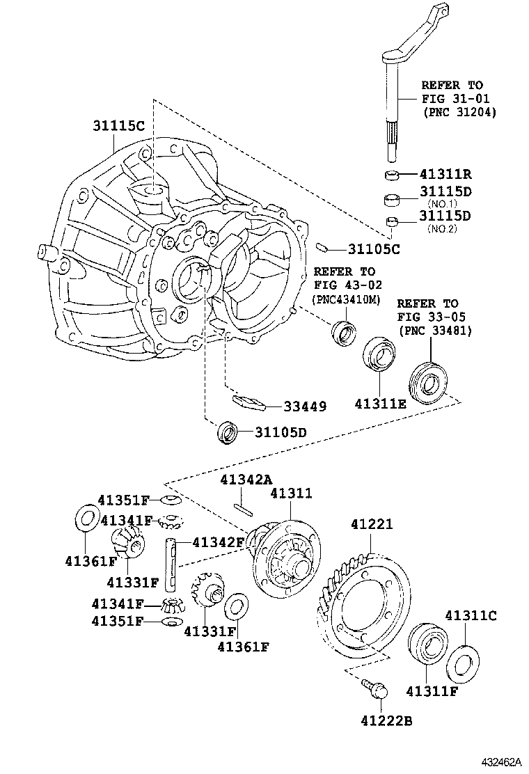  YARIS JPP |  FRONT AXLE HOUSING DIFFERENTIAL