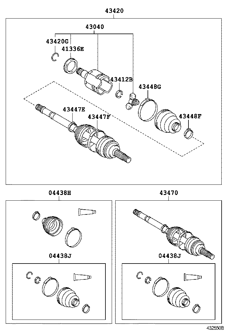  YARIS HYBRID FRP |  FRONT DRIVE SHAFT