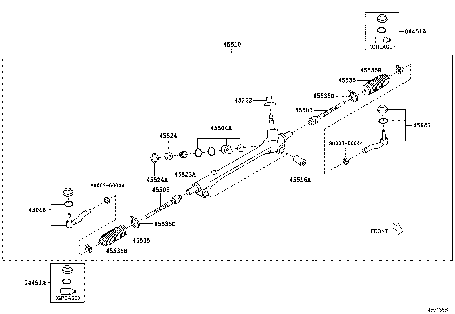  GT86 86 |  FRONT STEERING GEAR LINK