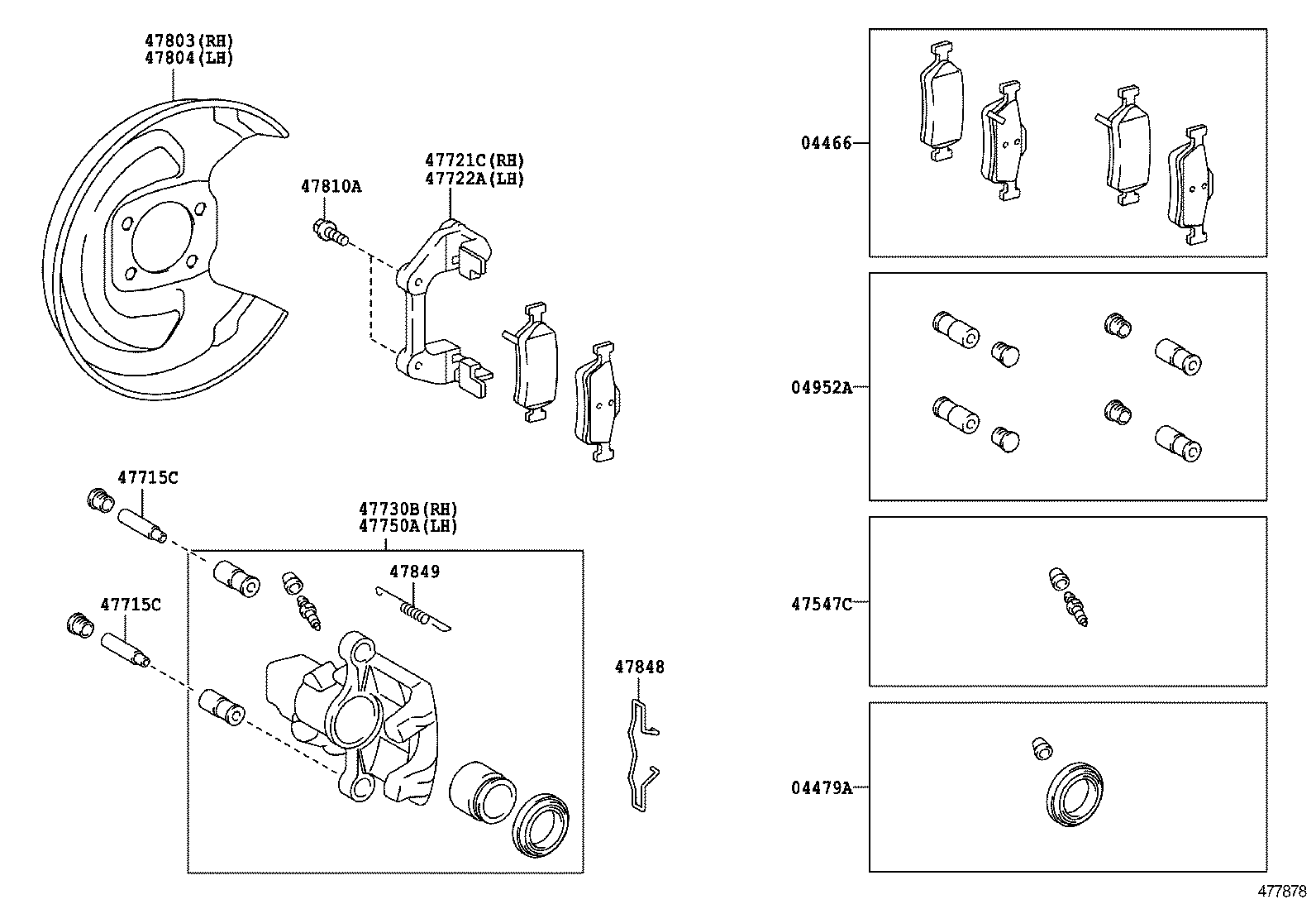  YARIS HYBRID FRP |  REAR DISC BRAKE CALIPER DUST COVER