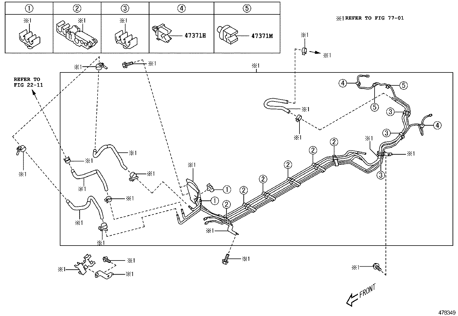  GT86 86 |  BRAKE TUBE CLAMP