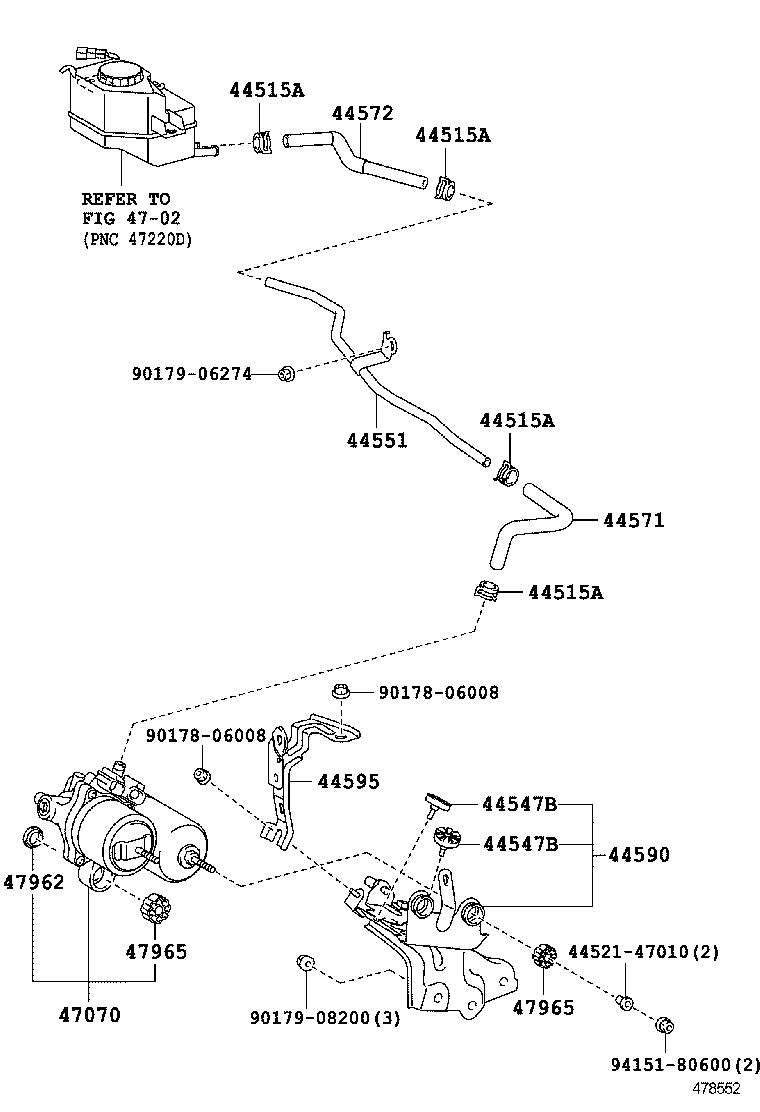  AURIS HYBRID UKP |  BRAKE TUBE CLAMP