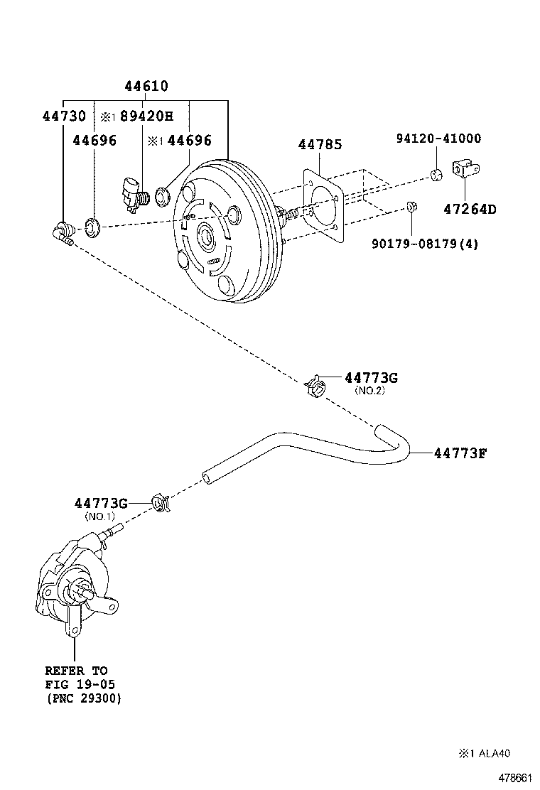  RAV4 |  BRAKE BOOSTER VACUUM TUBE
