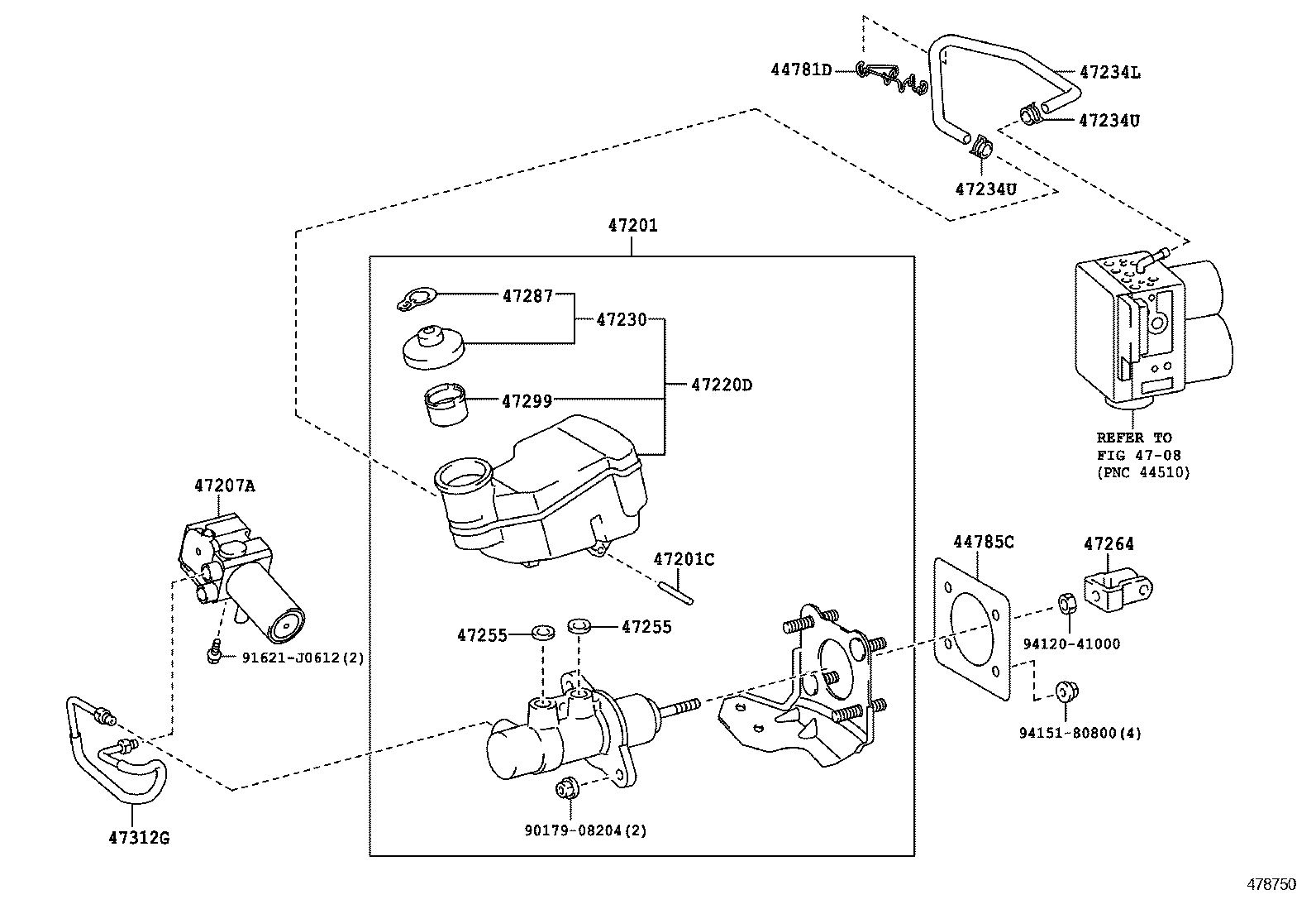  IS250 300H |  BRAKE MASTER CYLINDER