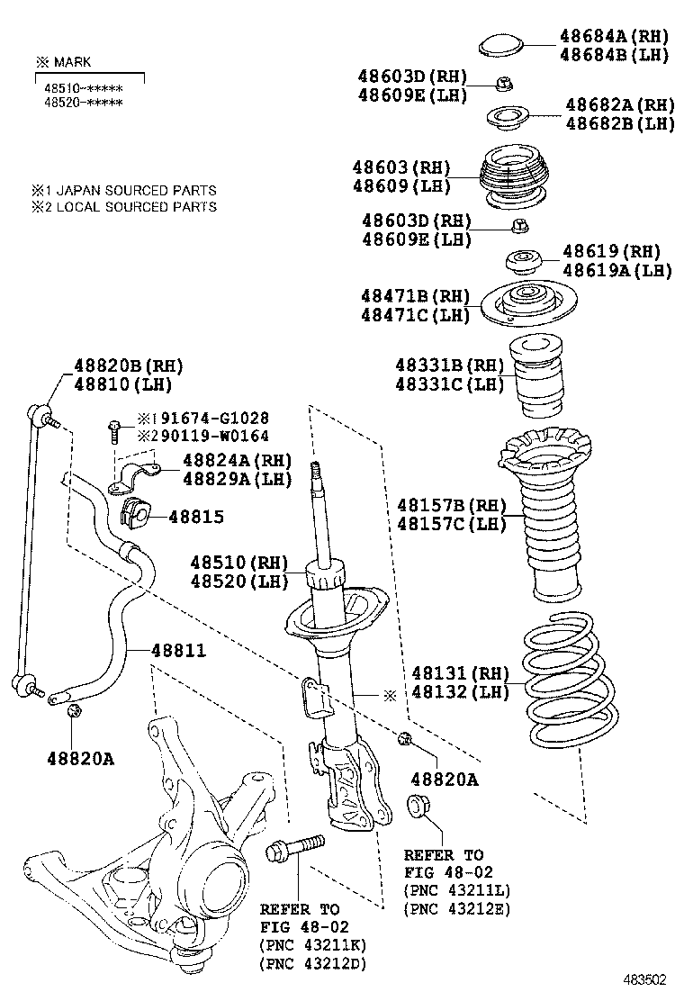  YARIS HYBRID FRP |  FRONT SPRING SHOCK ABSORBER