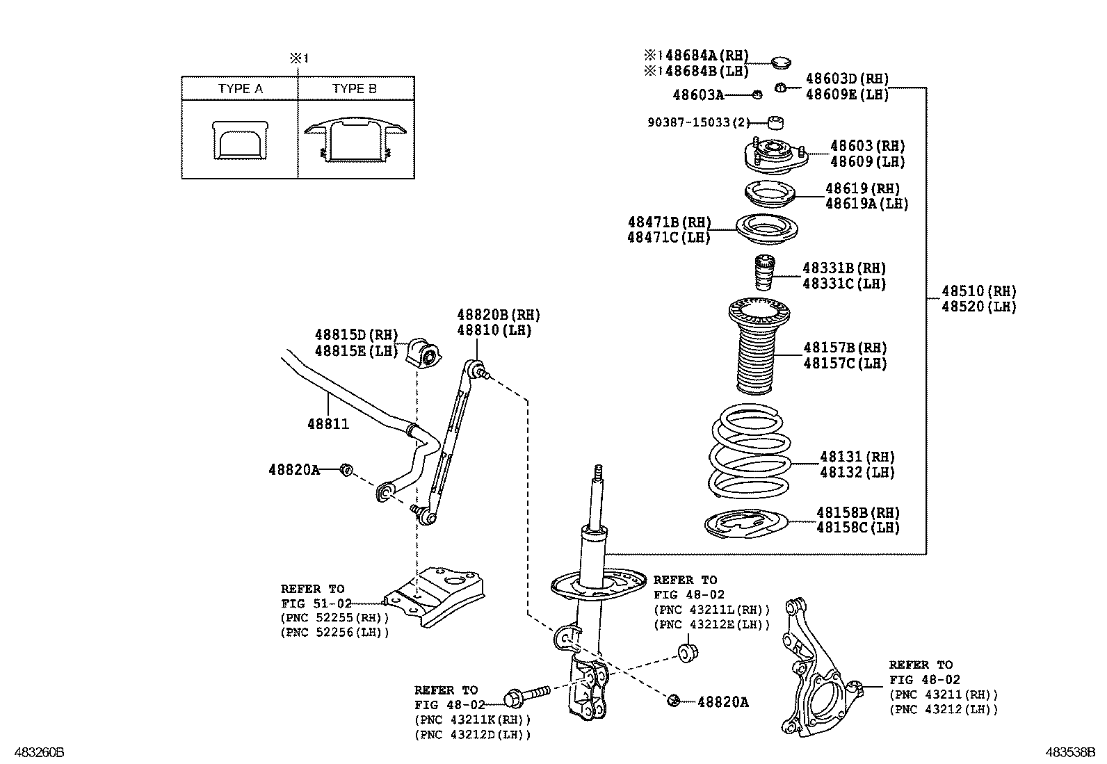  PRIUS PRIUS V |  FRONT SPRING SHOCK ABSORBER