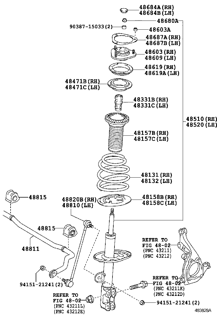  RAV4 |  FRONT SPRING SHOCK ABSORBER