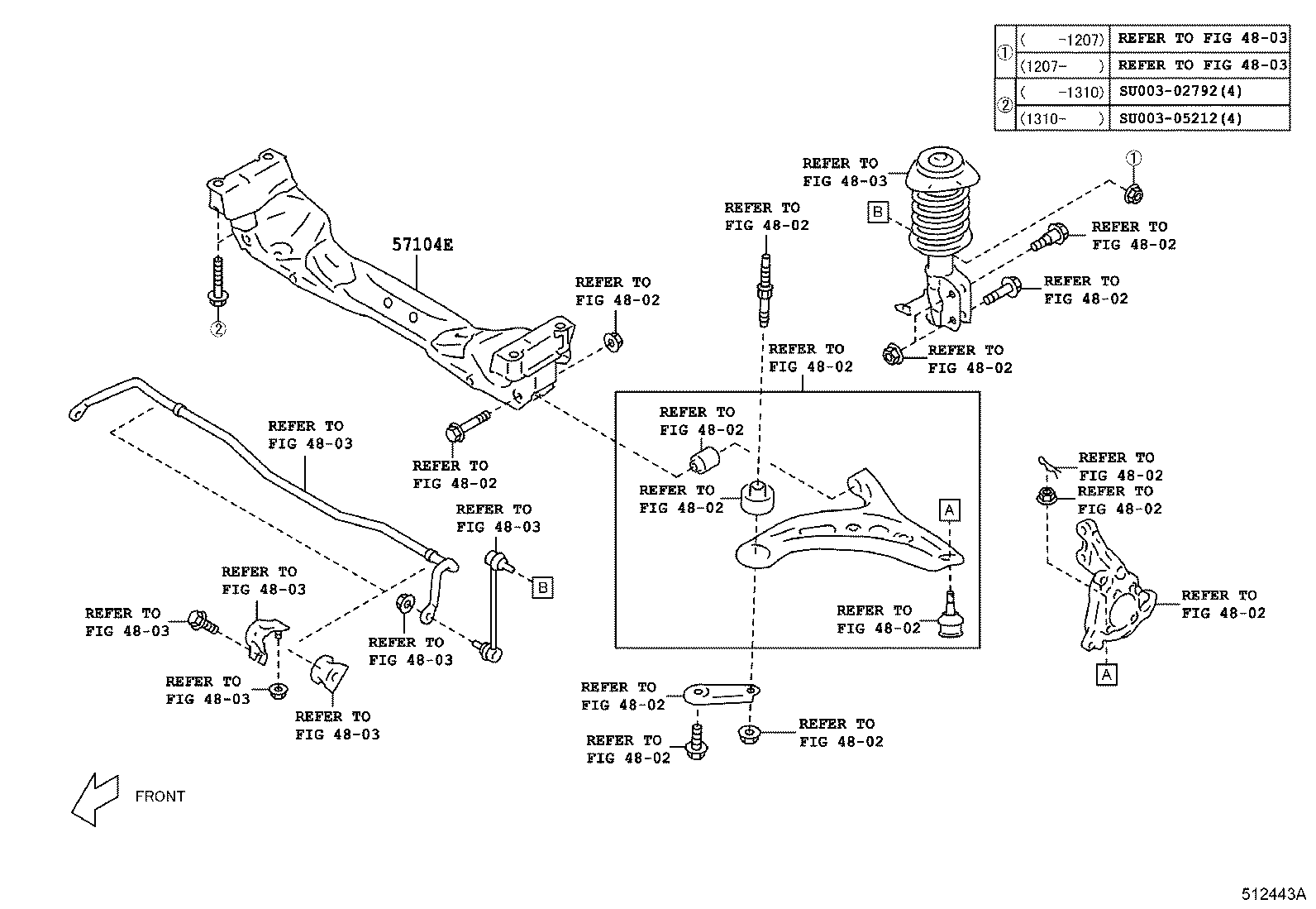  GT86 86 |  SUSPENSION CROSSMEMBER UNDER COVER