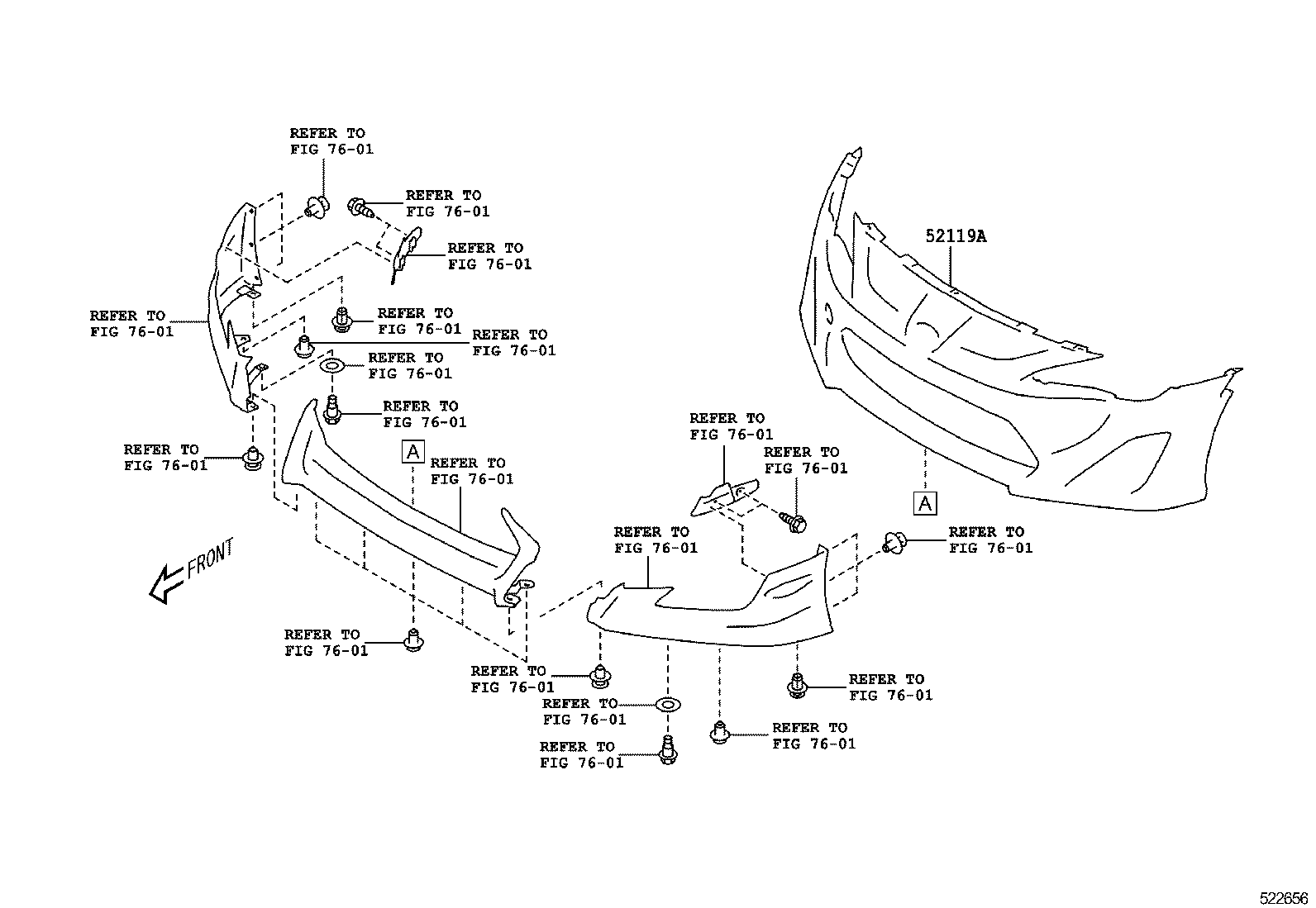  GT86 86 |  FRONT BUMPER BUMPER STAY