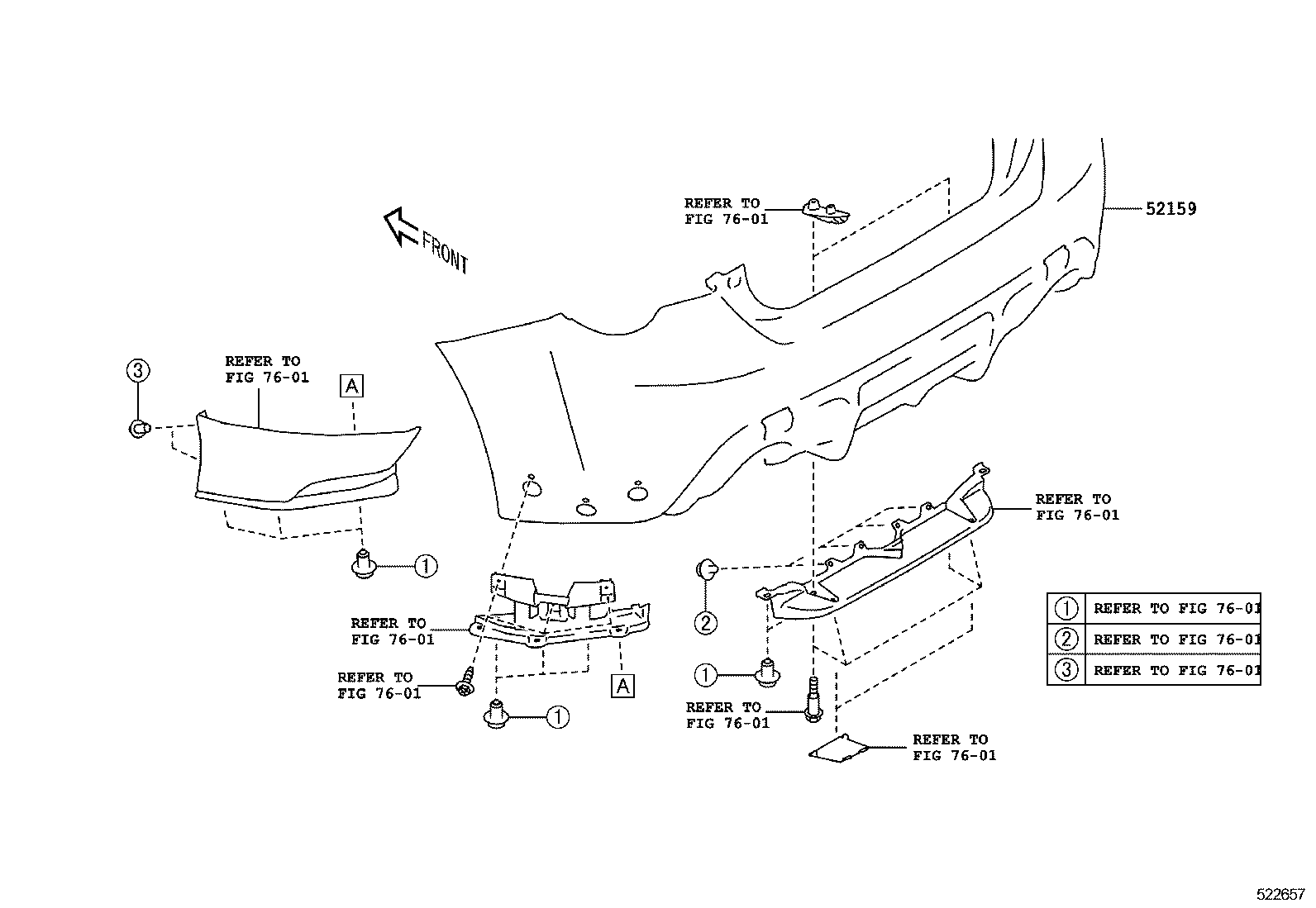  GT86 86 |  REAR BUMPER BUMPER STAY
