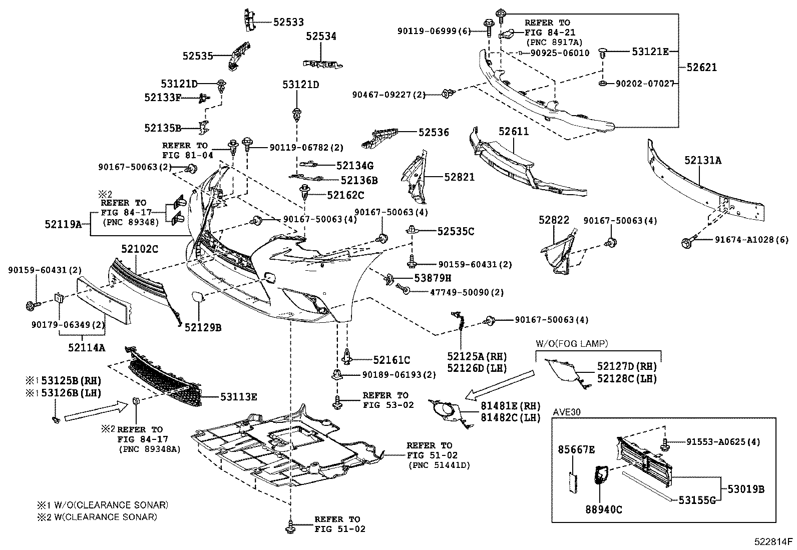  IS250 300H |  FRONT BUMPER BUMPER STAY