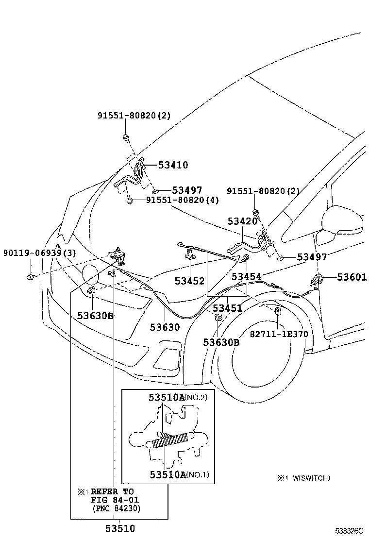  VERSO S |  HOOD LOCK HINGE
