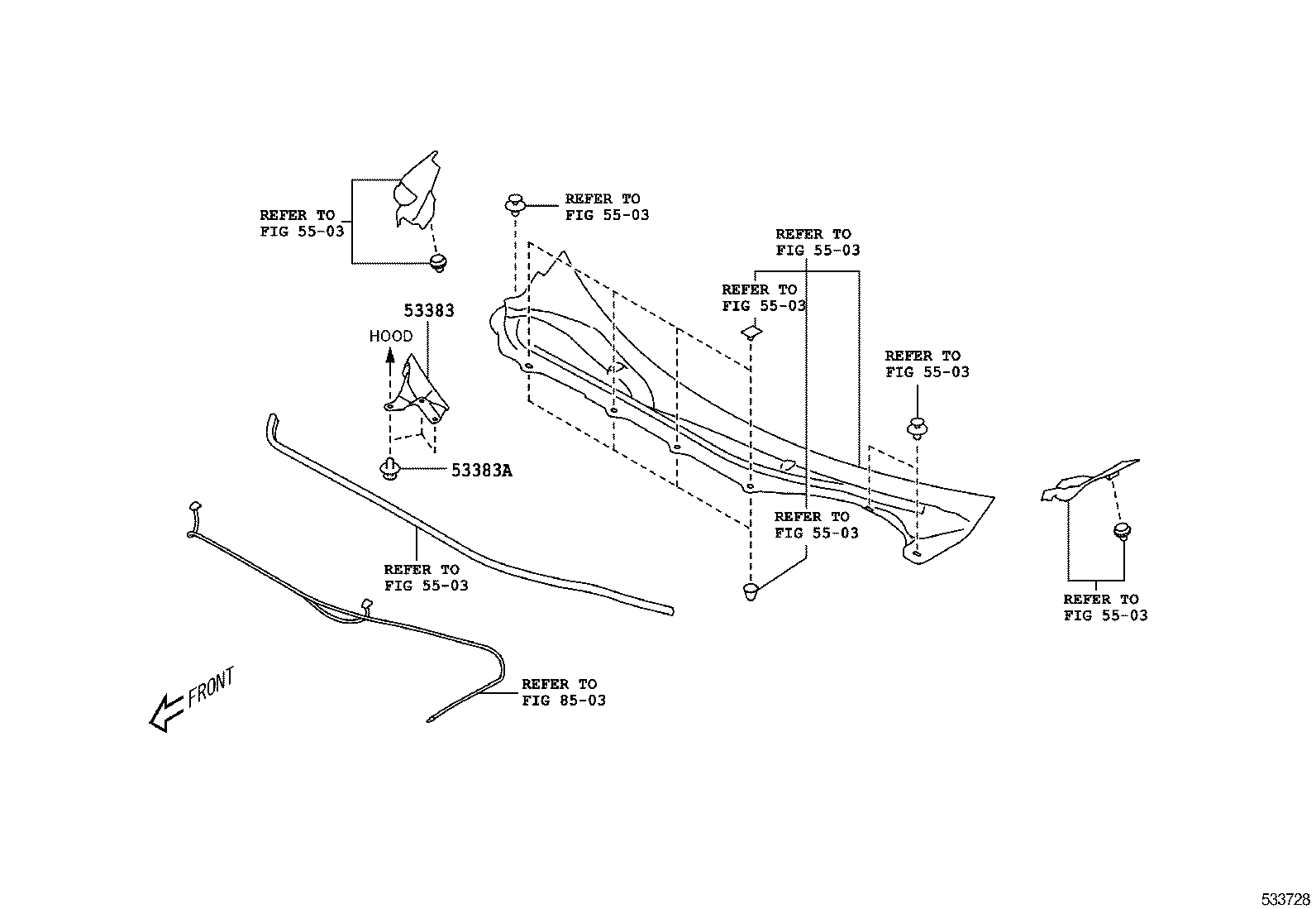  GT86 86 |  HOOD FRONT FENDER