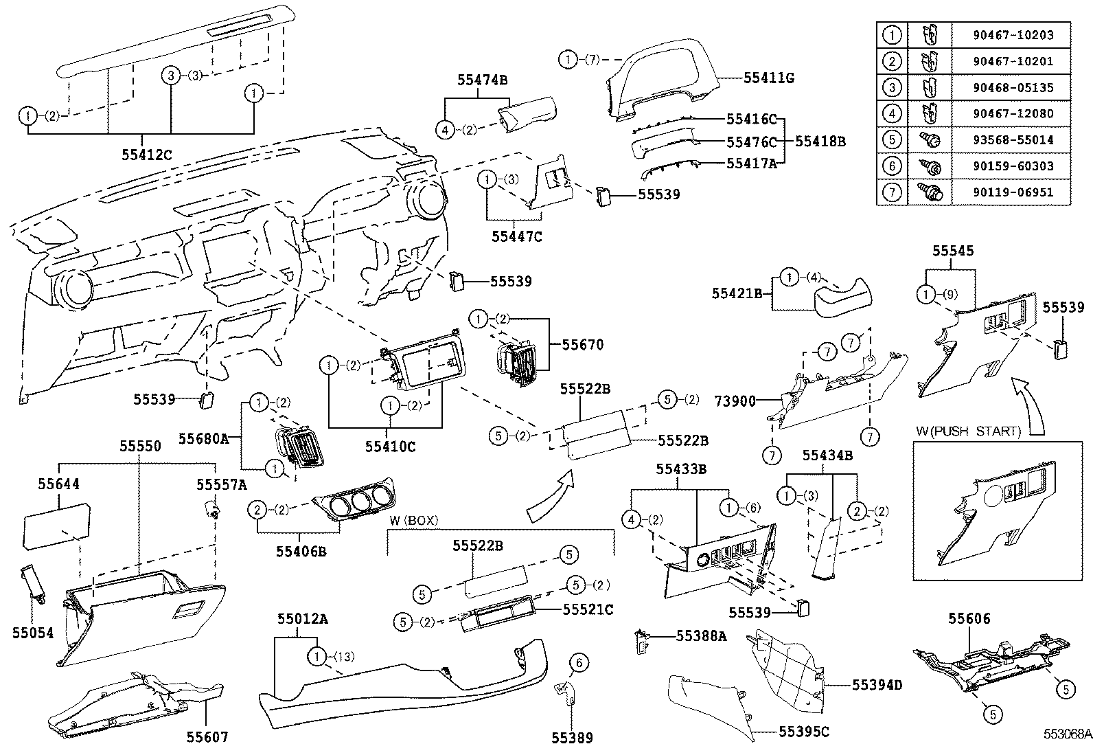  RAV4 |  INSTRUMENT PANEL GLOVE COMPARTMENT