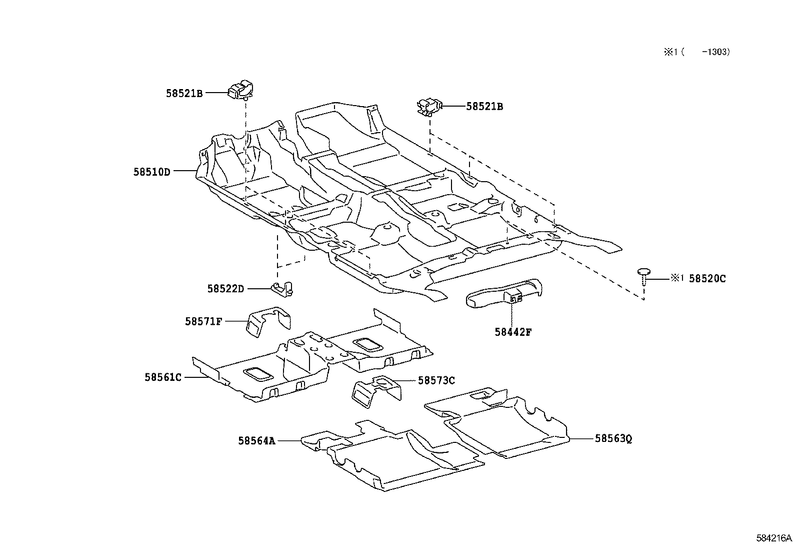 YARIS HYBRID FRP |  MAT CARPET