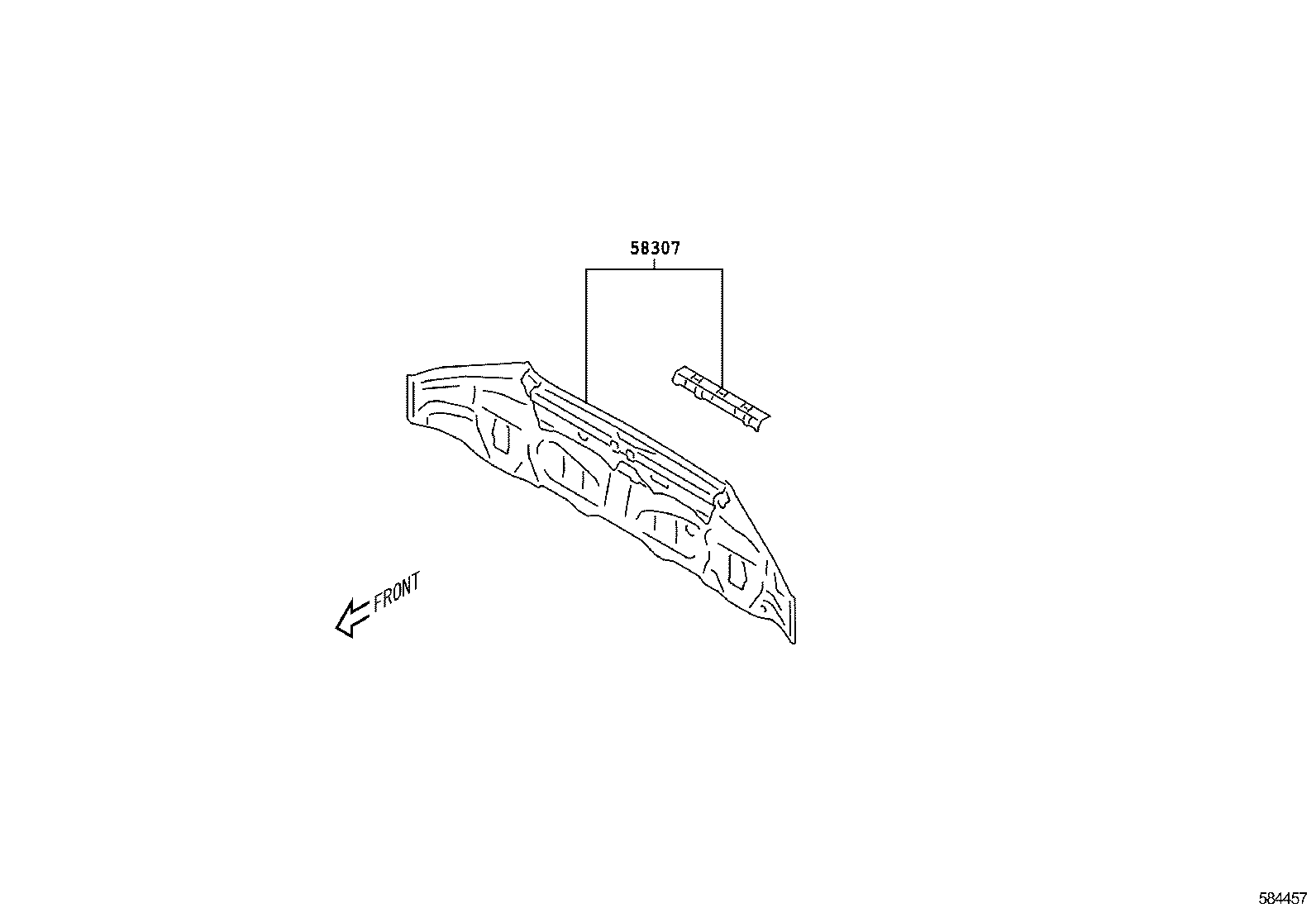  GT86 86 |  FLOOR PAN LOWER BACK PANEL