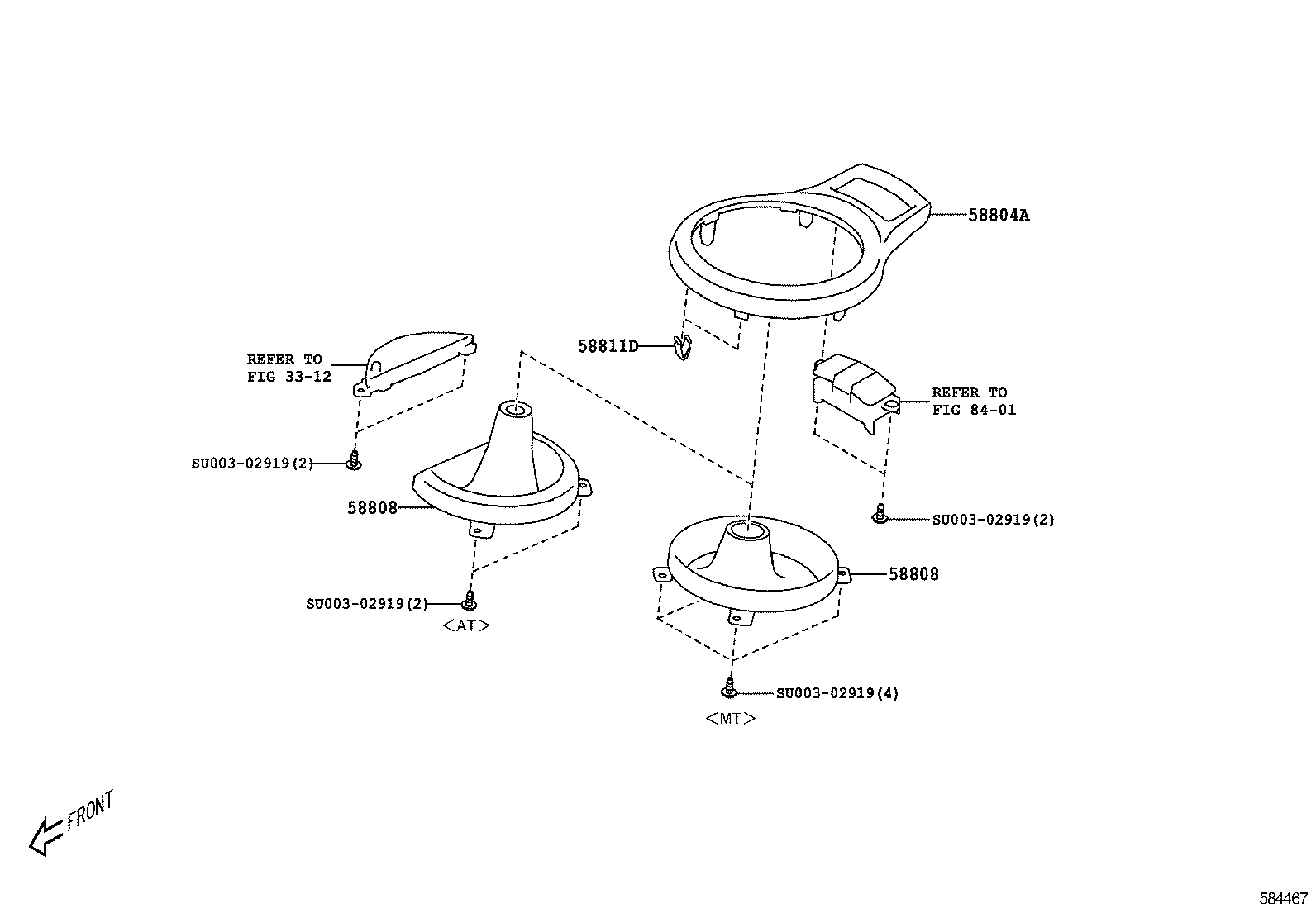  GT86 86 |  CONSOLE BOX BRACKET