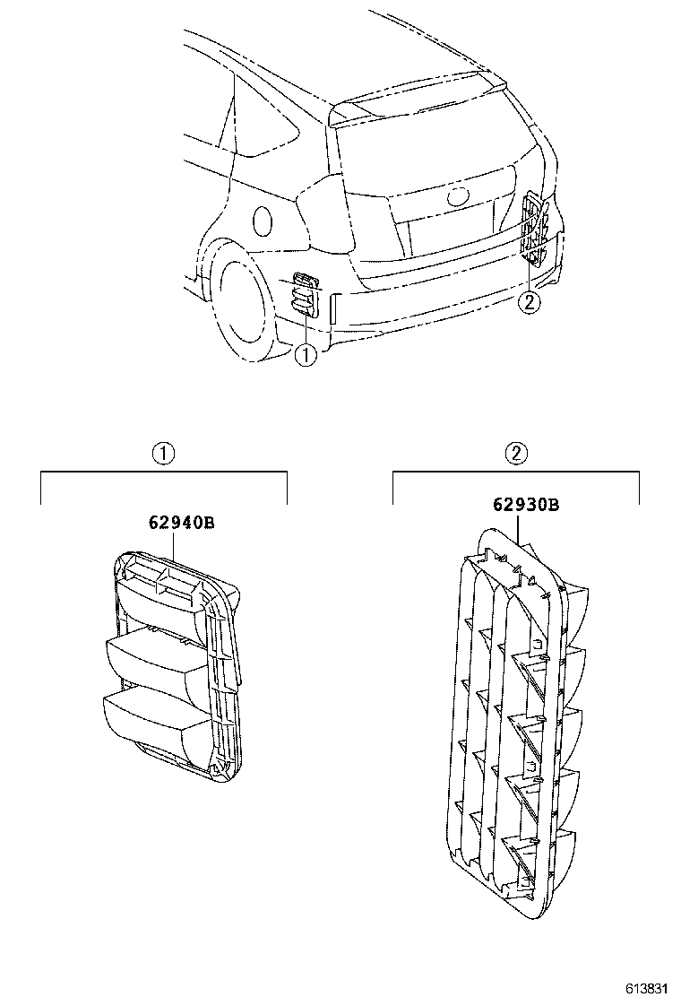  PRIUS PRIUS V |  ROOF SIDE VENTILATOR