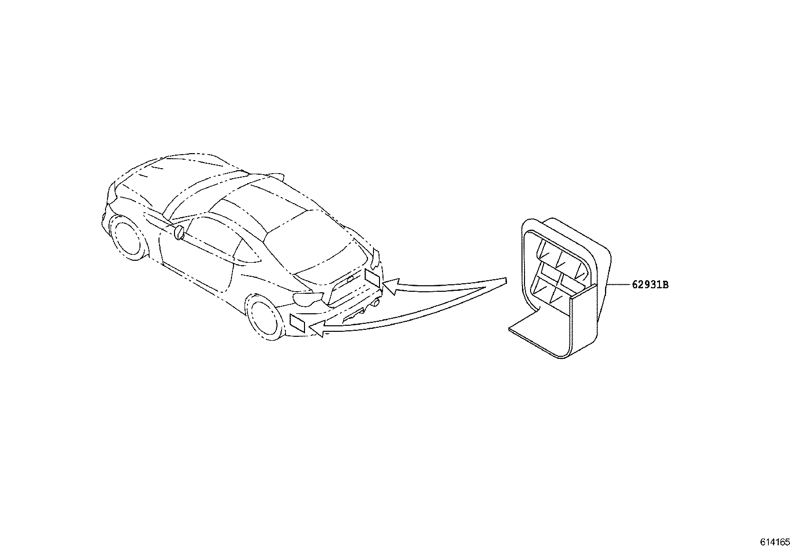  GT86 86 |  ROOF SIDE VENTILATOR