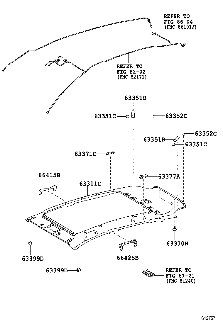  VERSO S |  ROOF HEADLINING SILENCER PAD