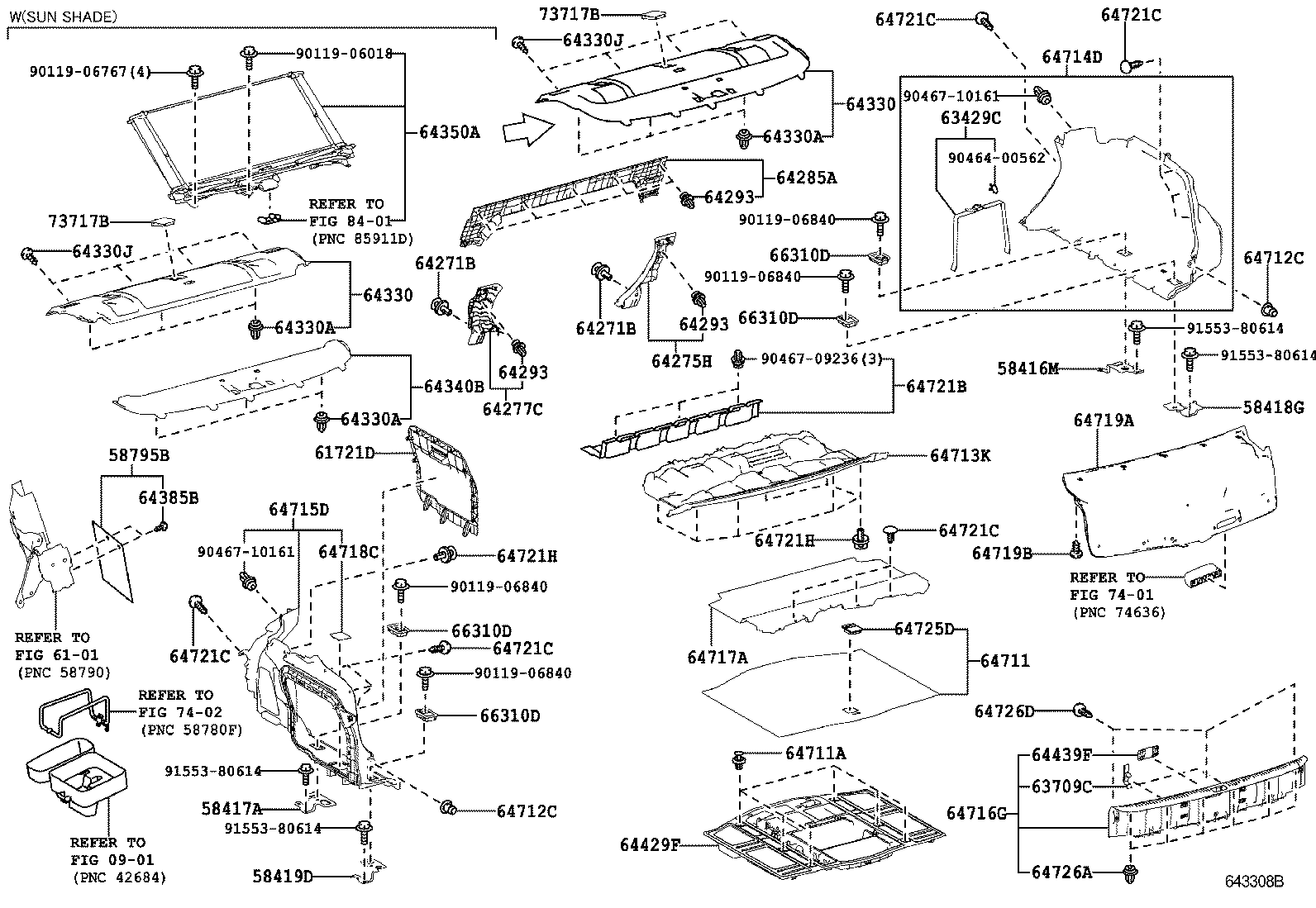  IS250 300H |  PACKAGE TRAY PANEL LUGGAGE COMPARTMENT MAT