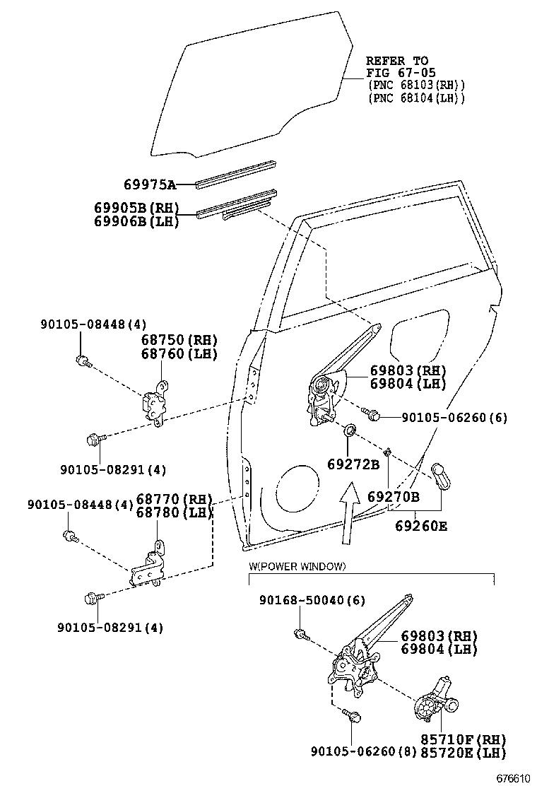 VERSO S |  REAR DOOR WINDOW REGULATOR HINGE
