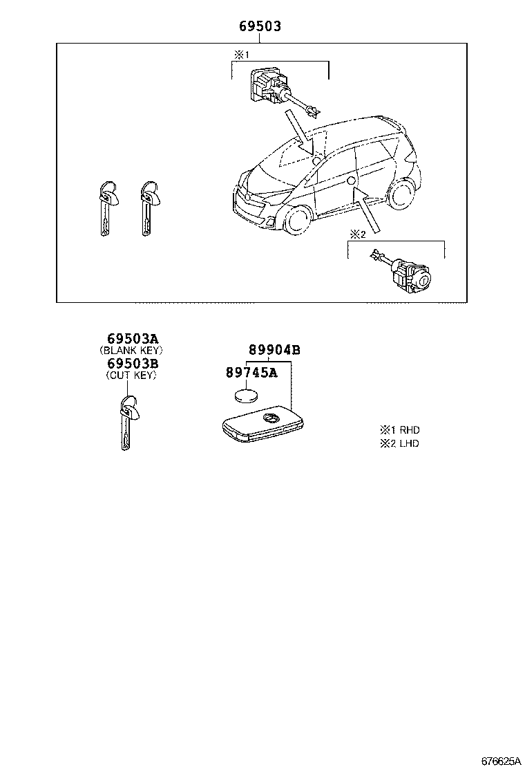  VERSO S |  LOCK CYLINDER SET